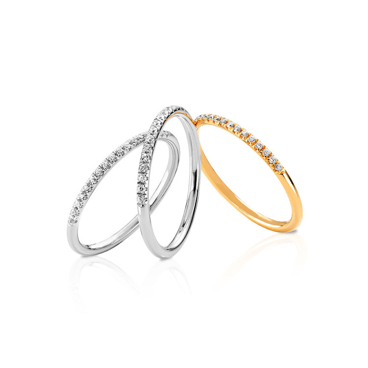 Elise Alliance Ring 0.27 ct diamond, Wedding Ring / Engagement Ring | 18k. gold