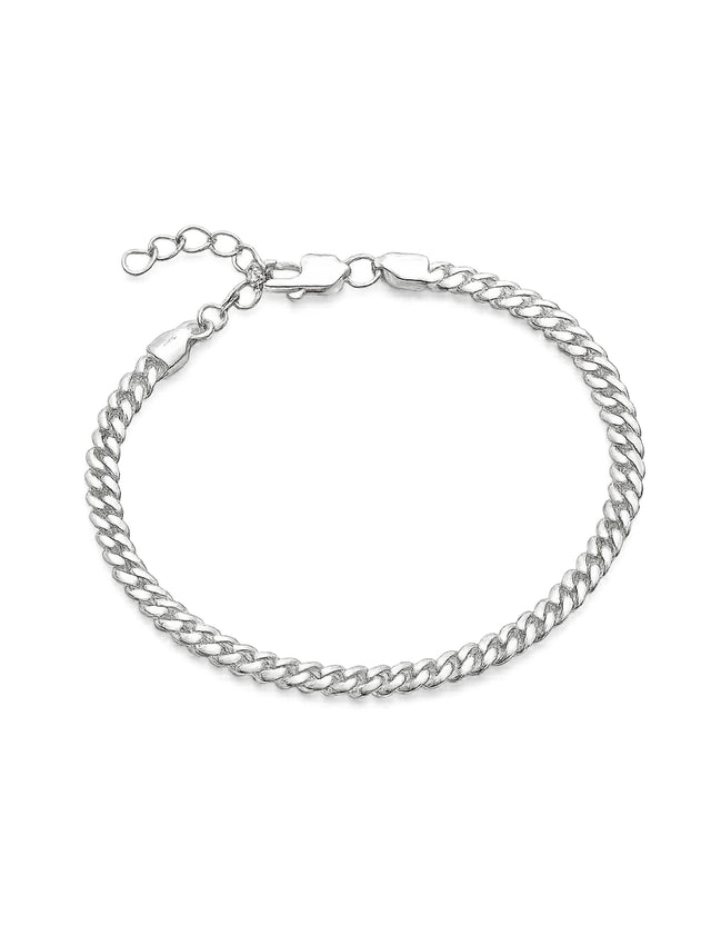 Armband med pansarkedja till dam.