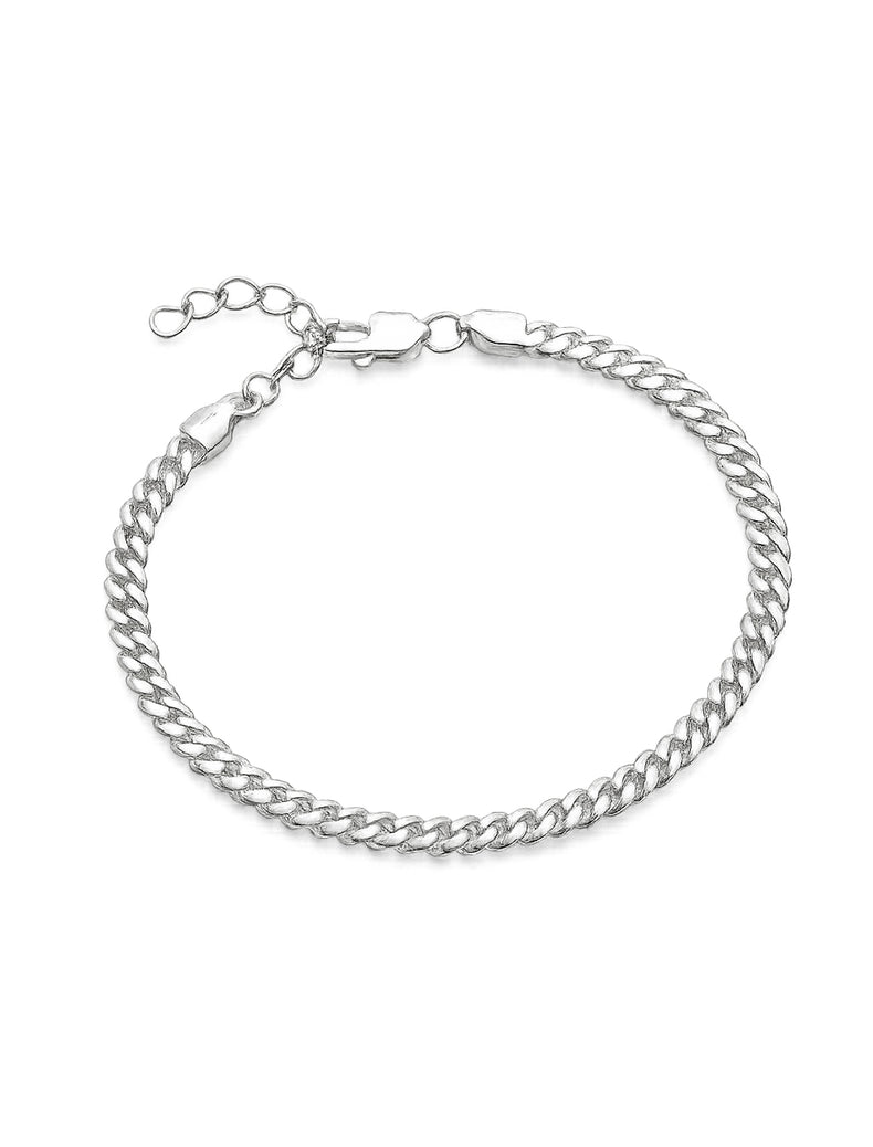 Armband med pansarkedja till dam.