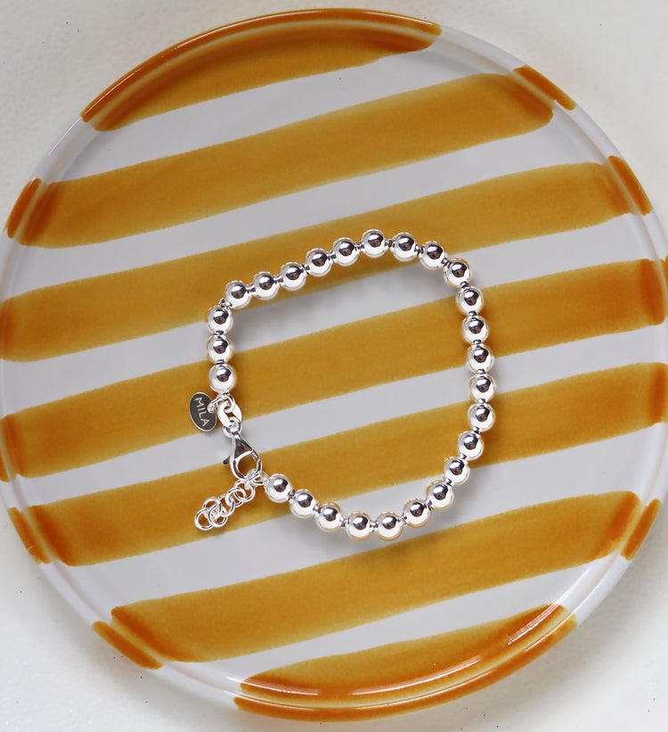 Silver Pearl Armband, 925er Silber