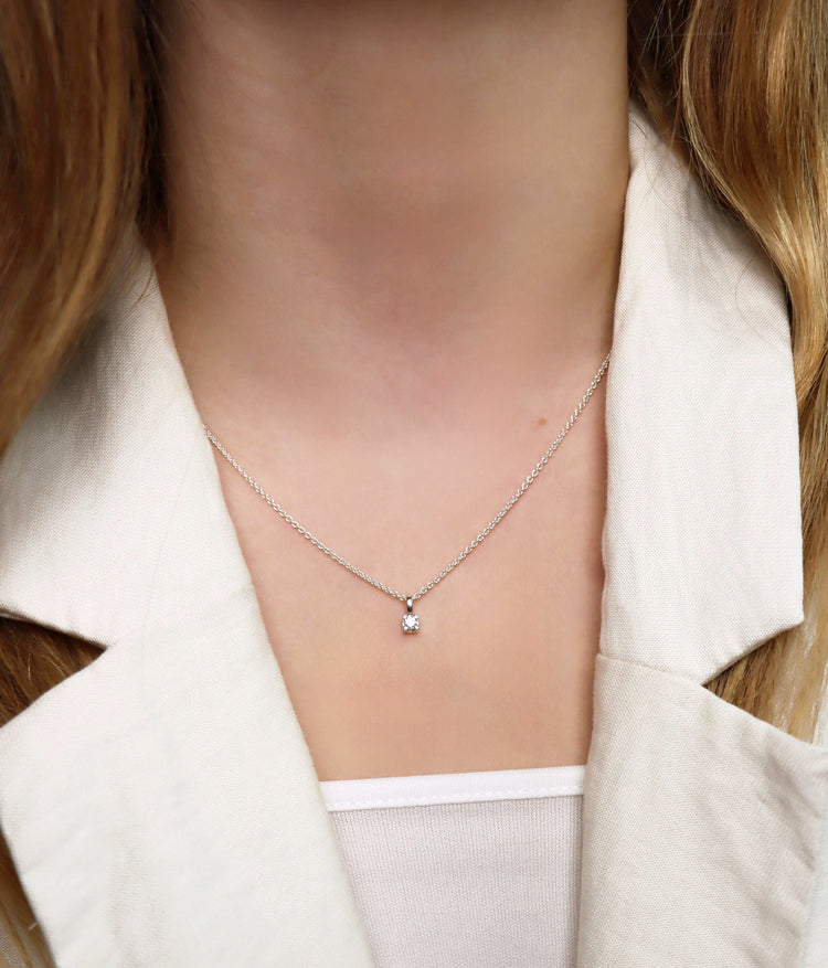 Geschenkset | Monet Diamantkette und Diamantohrringe