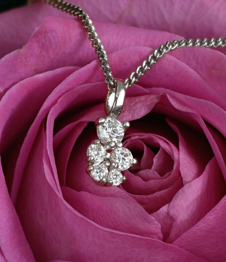 Celine Diamond Necklace 0.25 ct