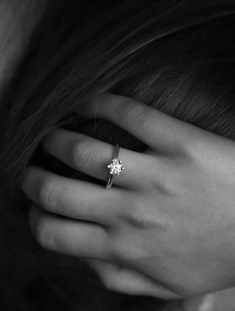 Julie 0.25 ct diamond ring, Wedding / Engagement ring | 18k. gold