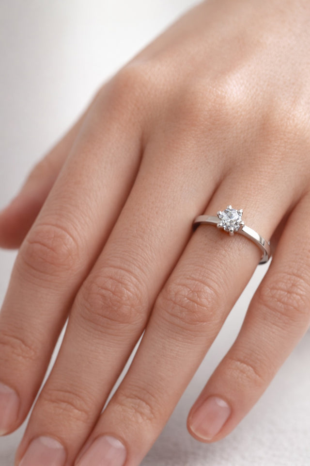 Juliette Diamantring Rak skena | Vigsel / Förlovningsring