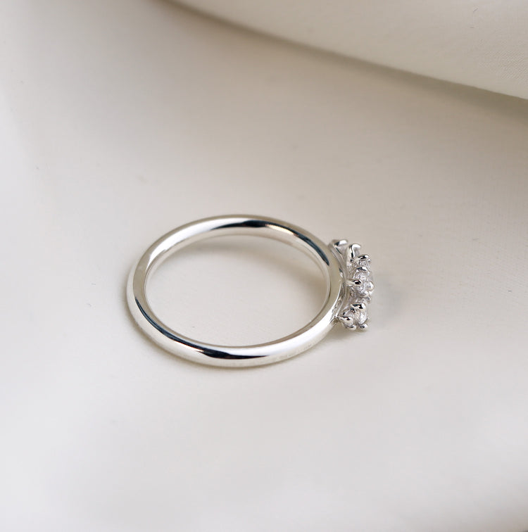 Celine Wedding / Engagement Ring, Diamonds Nest 0.36 ct