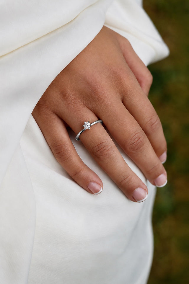 Julie Diamantring (0,25 ct), Verlobungs-/Ehering | 18 Karat Gold