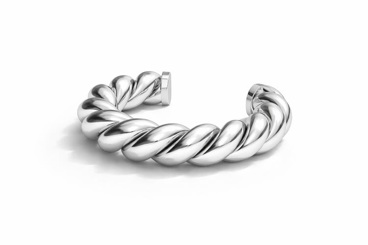 Twisted Chunky Ear Cuff | 925 silver