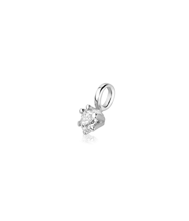 Julie Diamant-halskette 0,10 ct | 925 silver