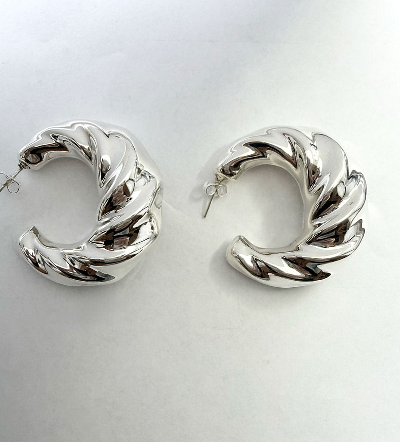 Sample Sale Baguette örhängen | 925 silver