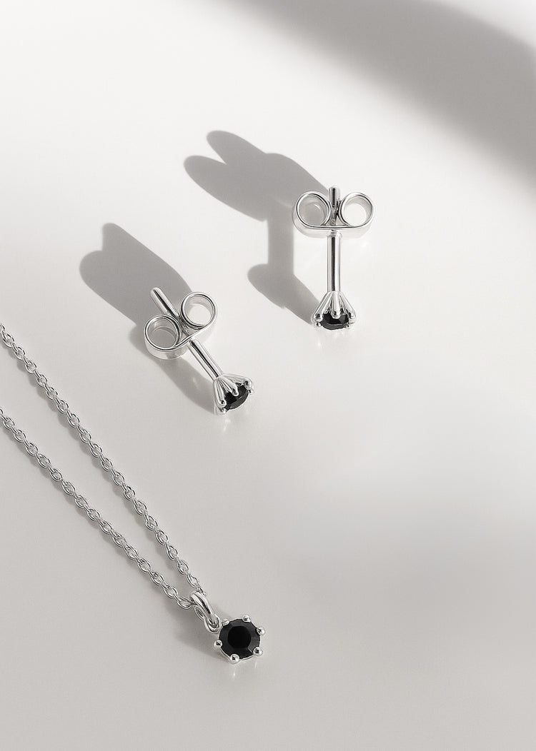 Julie Diamantohrringe, Schwarzen Diamanten