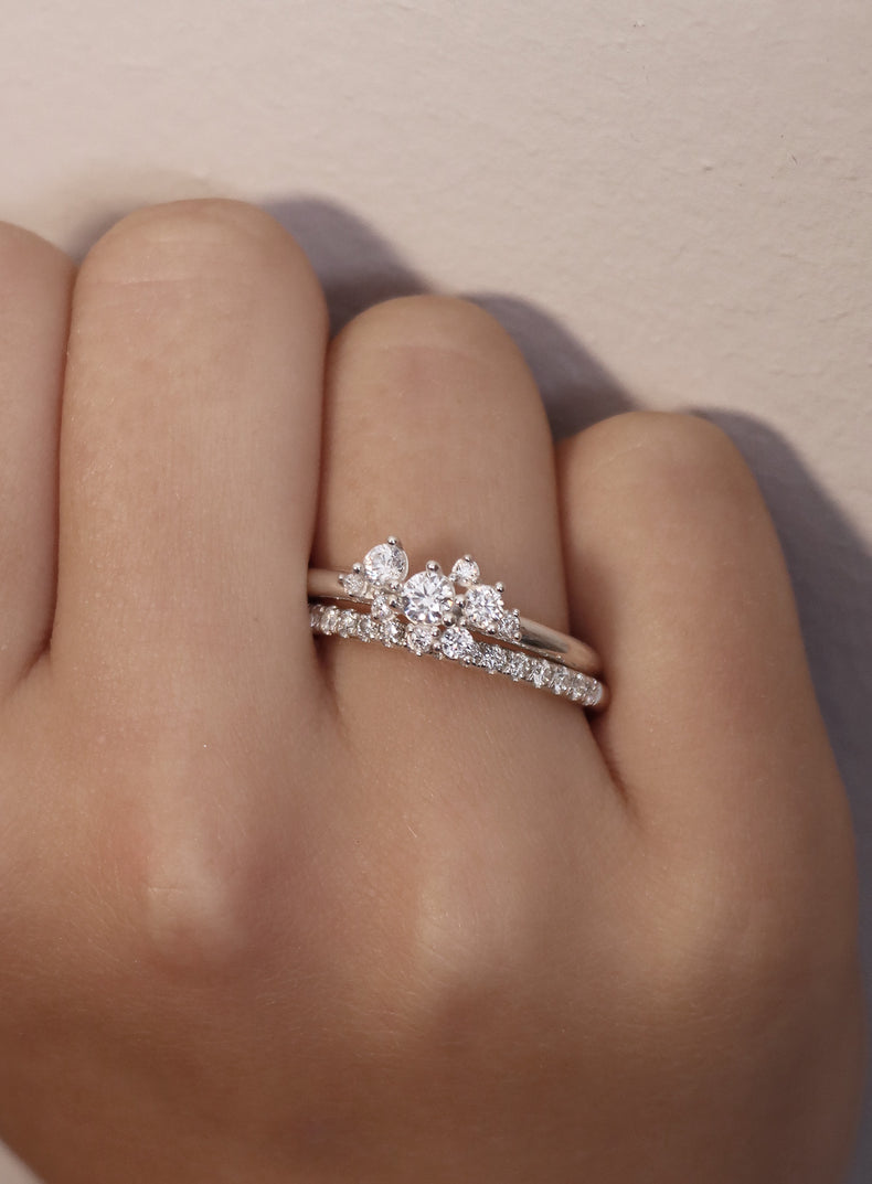 Celine + Elise Diamantringe | Trau- & Verlobungsringe Paar