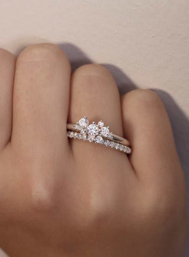 Wedding & Engagement Ring Couple Women, Celine + Elise