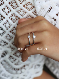 Julie Diamantring (0,25 ct), Verlobungs-/Ehering | 18 Karat Gold