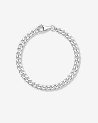 Mila Man Armband Herr, Pansarkedja 5 mm, 925 silver