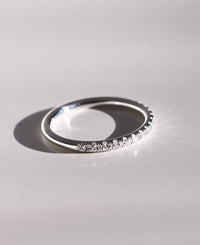 Elise Alliansring Diamantring, Vigselring / Förlovningsring | 18k. vitguld