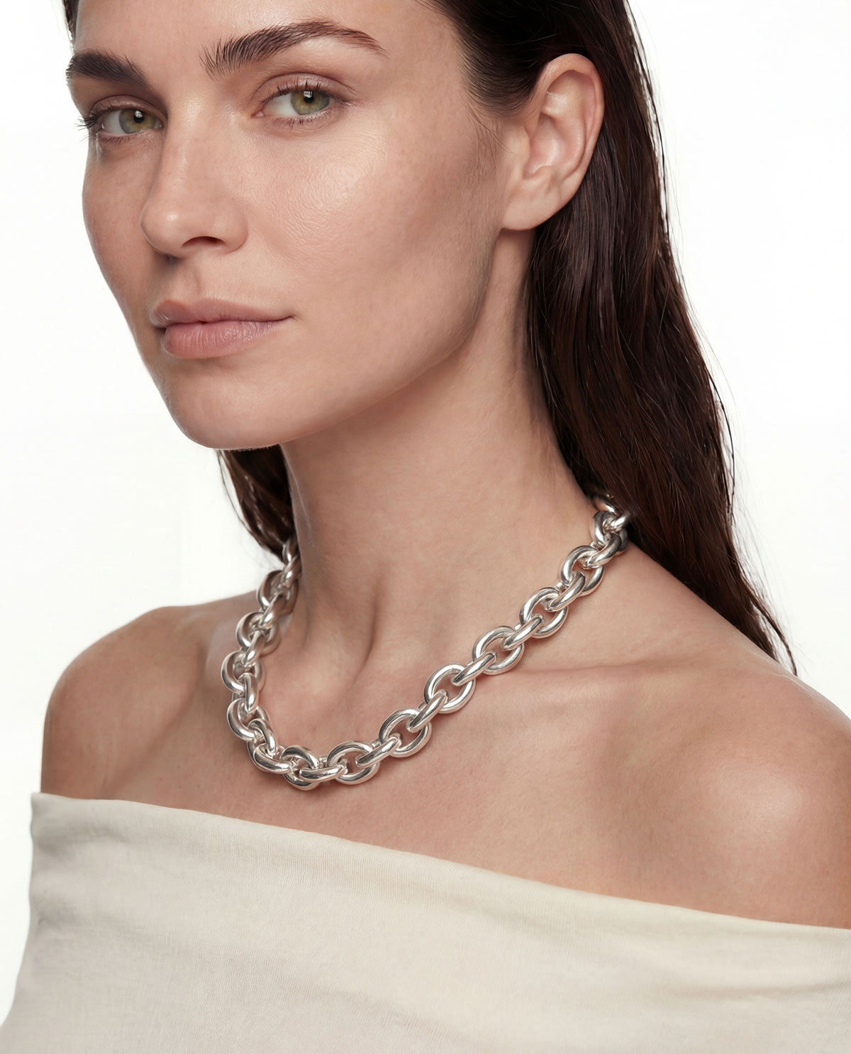 Mega Chunky Chain Necklace 14 mm | 925 silver | Mila Silver