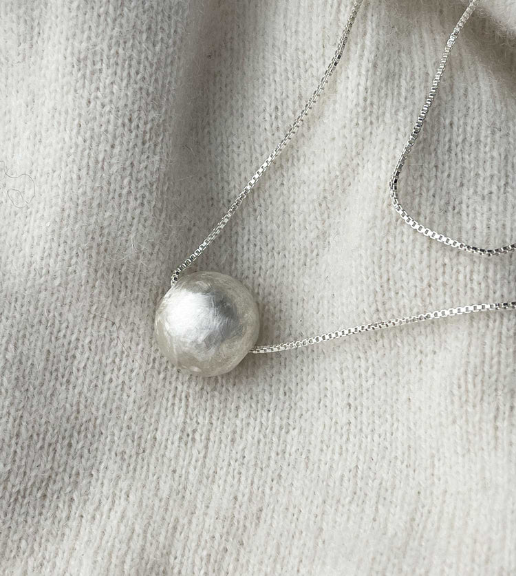 Snowball Halsband, silver - Limited Edition