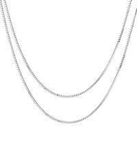 CHAIN ​​Necklace Choker, Box Chain, 40 / 80 cm