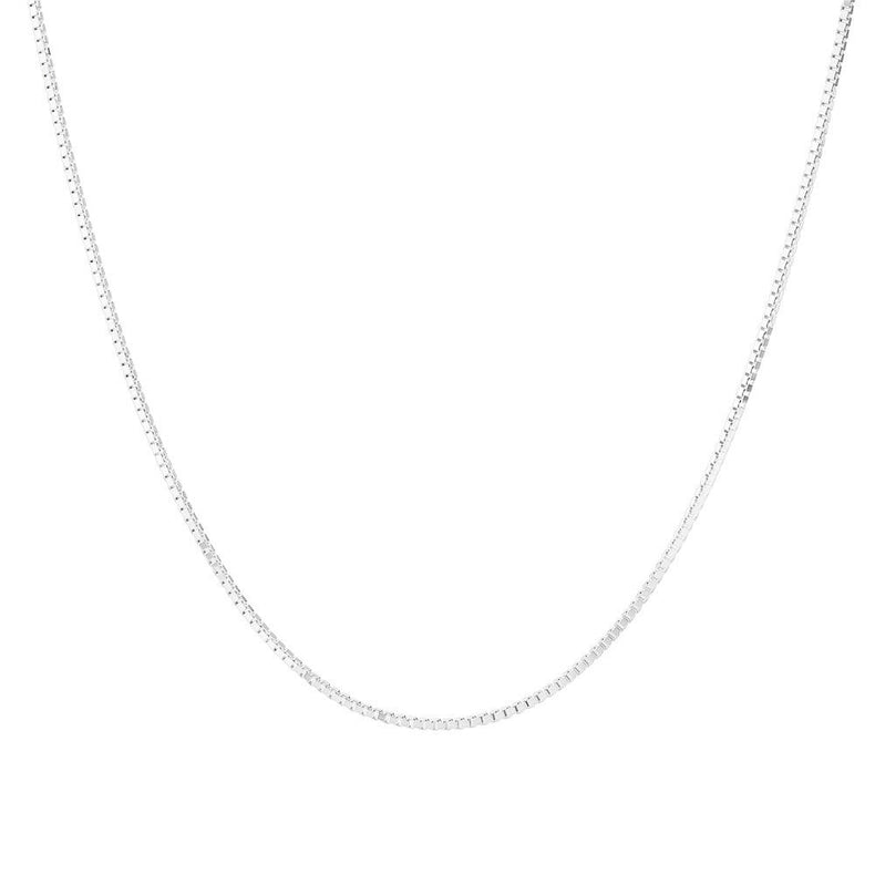 Kedja Venezia / Box chain silver, 1.5 mm, 45 cm - Mila Silver