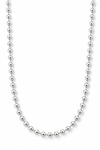 Bubble Chain Halskette | Kugelkette 5 mm | 925 Silber