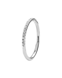 Elise Alliansring Diamantring, Vigselring / Förlovningsring | 18k. vitguld