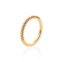 Sienna Wedding Ring 18k. gold with diamonds | Wedding ring / Engagement ring