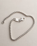 Kedjearmband till herr med box kedja i 925 silver