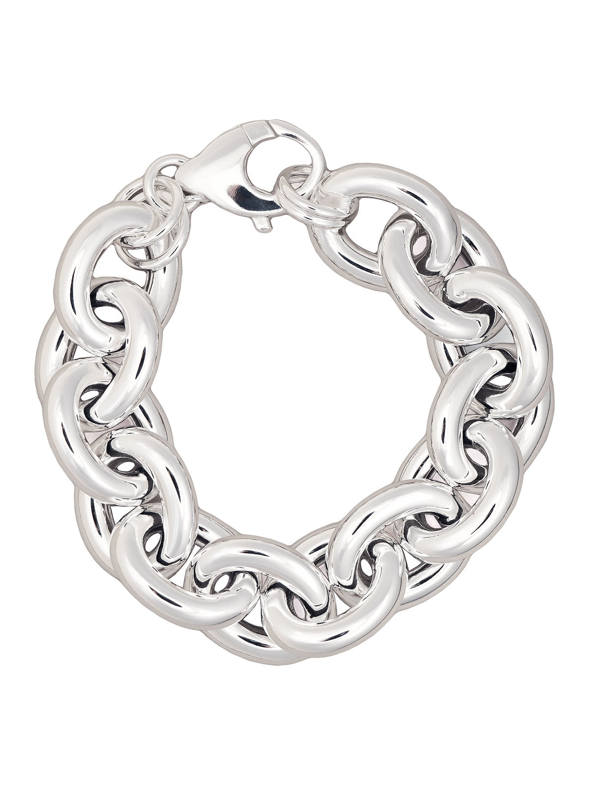 Mega Chunky Chain Bracelet | Statement silver bracelet – Mila Silver