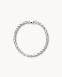 Seilkette / Cordell Armband, silber