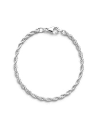 Armband med rope kedja i silver. 