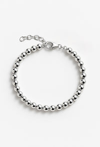 Silver Pearl Bracelet, silver