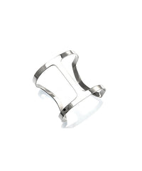 Rod Cuff armband, silver