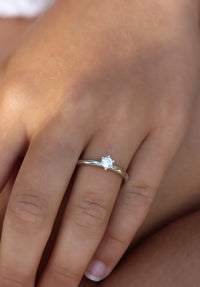 Julie Diamantring (0,25 ct), Verlobungs-/Ehering | 18 Karat Gold