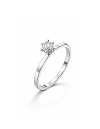 Julie Diamantring Rak skena | Vigsel / Förlovningsring