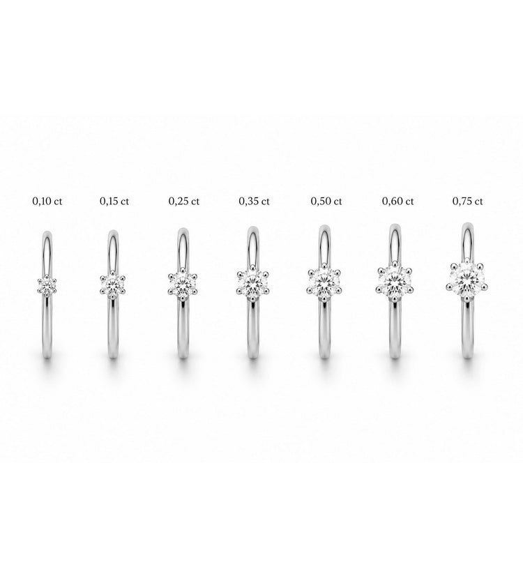 Juliette Diamantring 0,25–0,75 ct | Verlobungs- & Ehering