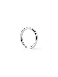 Plain Thin ear cuff, silver