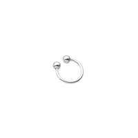 Dew ear cuff, silver