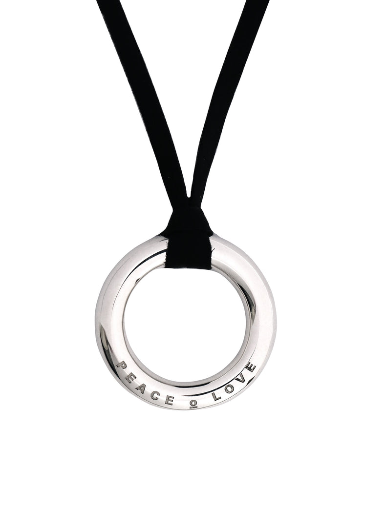 Your Word Necklace, Engraved text of your choice, Leather strap