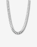 halsband till herr med 5 mm bred pansarkedja i äkta silver.
