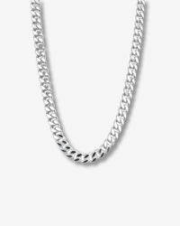 halsband till herr med 5 mm bred pansarkedja i äkta silver.