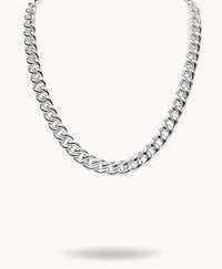 Chunky Curb Chain Halsband | 925 silver