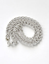 Chunky Curb Chain Halsband | 925 silver