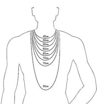 Perlenkette Silber 3 mm, 60 cm