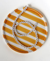 Silver Pearl Halsband, silver
