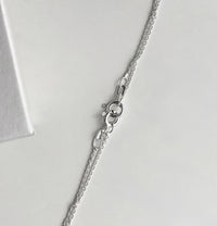 Chunky 12 mm Link Halsband, silver