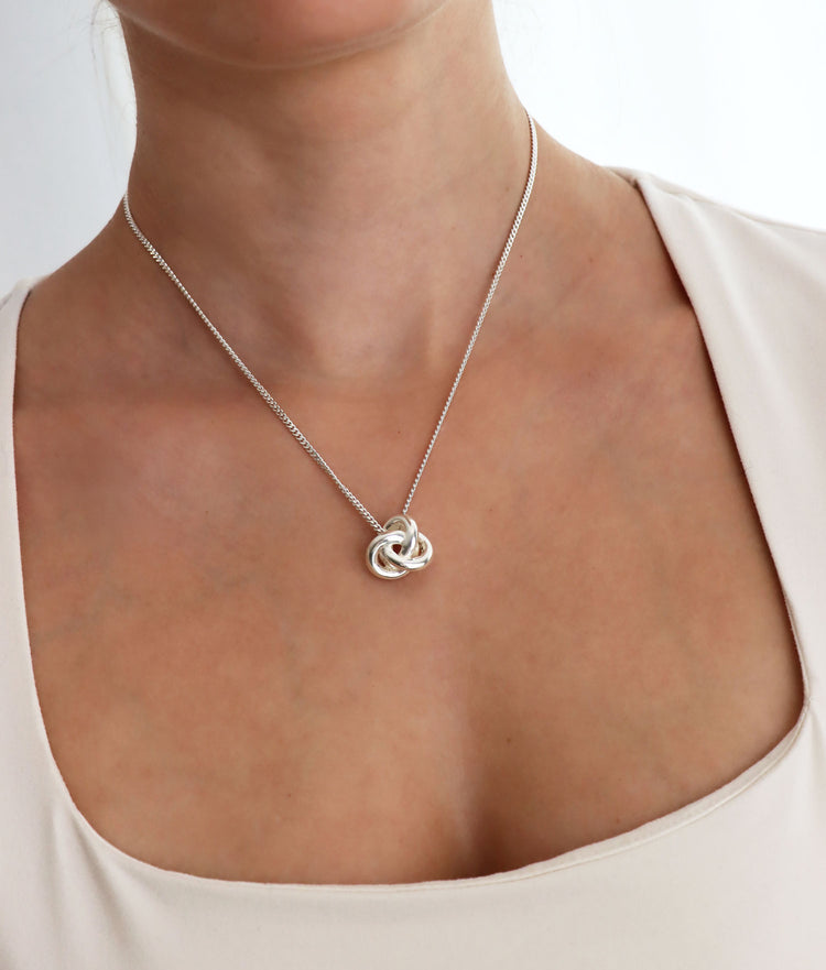 3 in One Fat Knot necklace | 925 silver