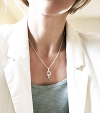 Chunky Link 12 mm, Halsband silver