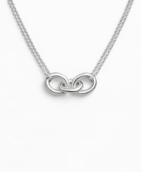 Chunky 12 mm Link Halsband, silver