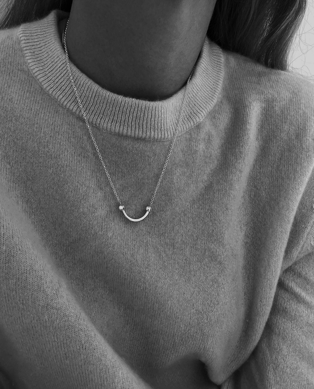 Tiffany & Co. Tiffany T Diamond Smile Necklace in 18k Yellow Gold 0.1 CTW |  myGemma | Item #119108