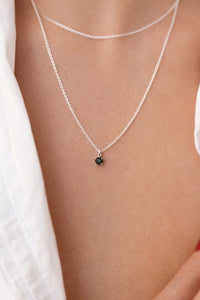 Julie Black Diamond necklace 0.10 ct